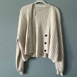 american eagle cropped cardigan